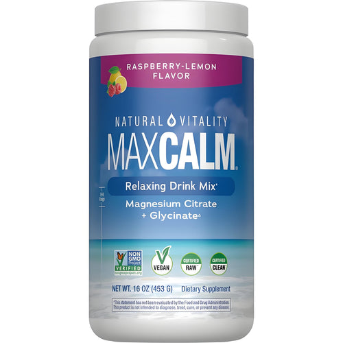 MAXCALM Powder Raspberry-Lemon, 16 oz (453 g)